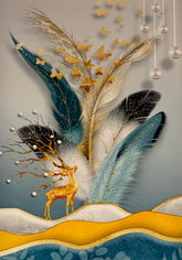 Luxury Modern Art Wall Hanging